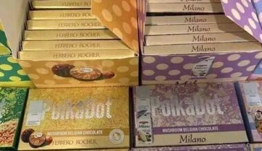 Polkadot chocolate bar infused with psilocybin mushrooms for therapeutic or recreational Use